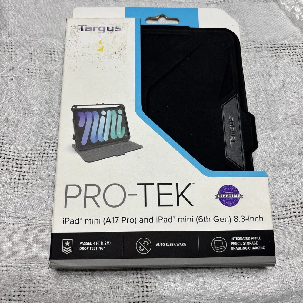 i Pad Mini Targus Pro-Tek Antimicrobial Case  iPad Mini (A17 Pro and 6th Gen.)
